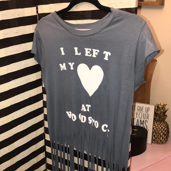 VGUC WildFox Woodstock Fringe Tee - Picture 2 of 6